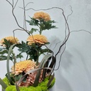Golden Reverie in Vase